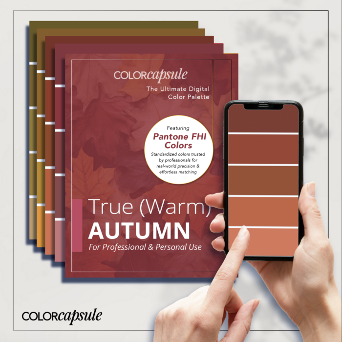 Professional comprehensive true warm autumn color guide 12 color seasons